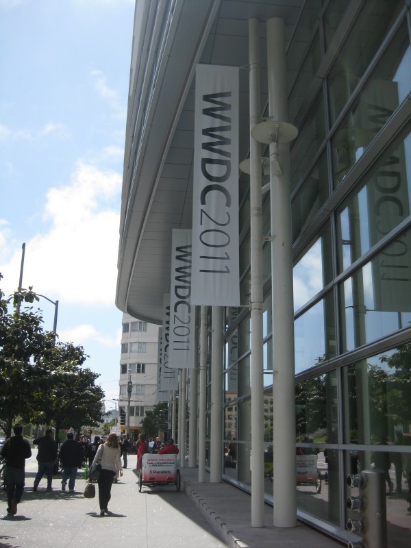 Outside Moscone Centre