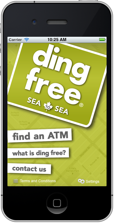 ding free iPhone Home