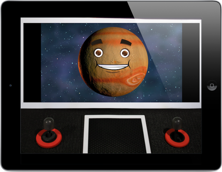 Talking with Jupiter on Space Stretch for iPad
