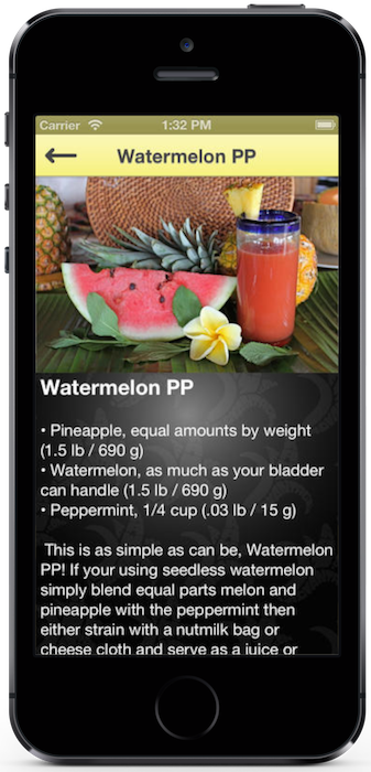 Raw Food Watermelon Recipe