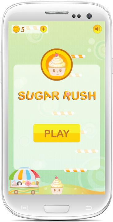 Sugar Rush main screen